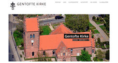 Desktop Screenshot of gentoftekirke.dk